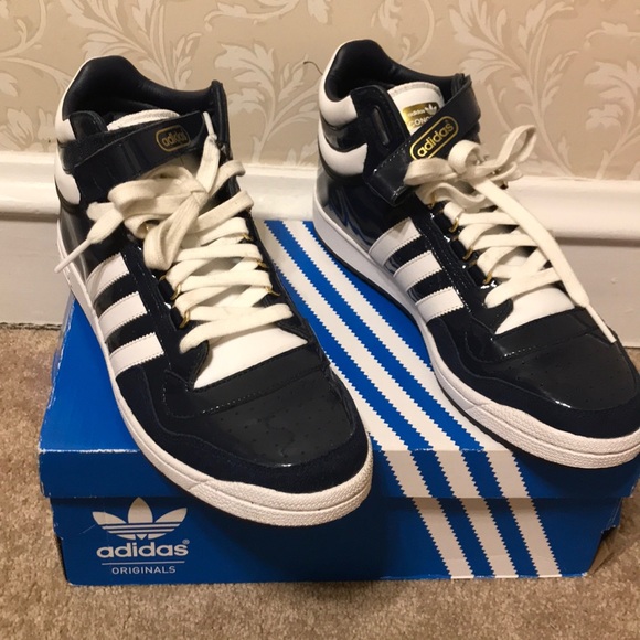 blue patent leather adidas